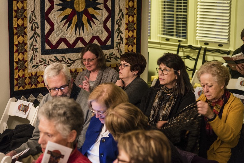 ["On the evening of Wednesday, January 16, 2019, The West Virginia Folklife Program hosted a showcase of their Folklife Apprenticeship Program, featuring master gospel and blues musician Doris Fields (aka Lady D) with apprentice Xavier Oglesby, and master old-time fiddler John D. Morris with apprentice Jen Iskow. The free event was held from 5:30-7:30pm at the historic MacFarland-Hubbard House, headquarters of the West Virginia Humanities Council (1310 Kanawha Blvd. E), in Charleston. The evening included musical performances by the two pairs and a question-answer session, followed by a reception.Doris Fields, who performs as Lady D, is known as West Virginias First Lady of Soul. A West Virginia native, she began singing in church choir as a child and has performed original and traditional blues, gospel, R&B, and soul across the state and country, including for the Obama for Change Inaugural Ball. Xavier Oglesby grew up singing in the black Pentecostal church and has performed in local a capella and theatre groups. He recently recorded voiceovers for the New River Gorge African American Heritage Auto Tour. Both Fields and Oglesby reside in Beckley.John D. Morris, of Ivydale, is an acclaimed West Virginia fiddler and tradition bearer who has been honored by the Augusta Heritage Center, the West Virginia Music Hall of Fame, the West Virginia Fiddler Award, and a National Heritage Fellowship for his role in sustaining the tradition. Jen Iskow, of Thomas, is a West Virginia University alumni, community organizer, artist, and designer at Beartown Design Studio. She has studied with numerous masters of Appalachian old-time fiddle.The West Virginia Folklife Apprenticeship Program offers a stipend to West Virginia master traditional artists or tradition bearers working with qualified apprentices on a year-long in-depth apprenticeship in their cultural expression or traditional art form. These apprenticeships aim to facilitate the transmission of techniques and artistry of the forms, as well as their histories and traditions. 2018 was the first year of the biennial Folklife Apprenticeship Program.Read more about the apprenticeship pairs on the West Virginia Folklife blog:https://wvfolklife.org/2018/12/03/2018-master-artist-apprentice-feature-doris-fields-aka-lady-d-xavier-oglesby-blues-black-gospel/https://wvfolklife.org/2018/11/09/2018-master-artist-apprentice-feature-john-morris-jen-iskow-old-time-fiddling-and-stories-of-clay-county/"]%