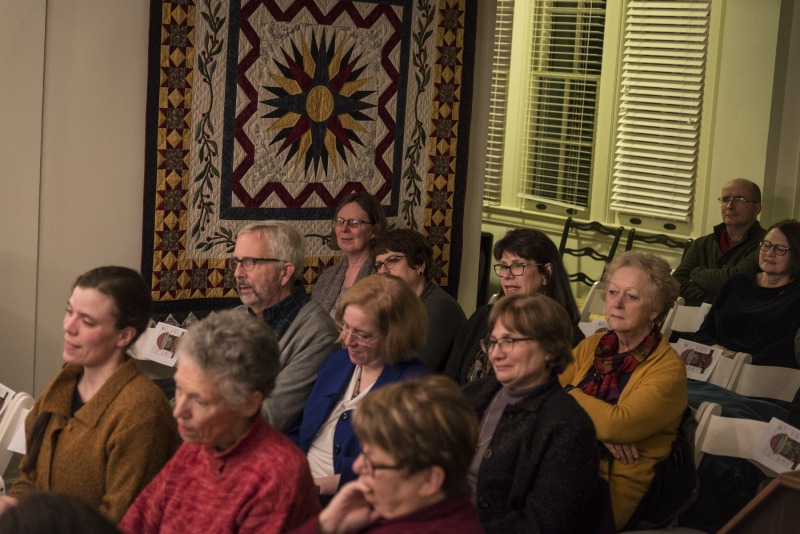 ["On the evening of Wednesday, January 16, 2019, The West Virginia Folklife Program hosted a showcase of their Folklife Apprenticeship Program, featuring master gospel and blues musician Doris Fields (aka Lady D) with apprentice Xavier Oglesby, and master old-time fiddler John D. Morris with apprentice Jen Iskow. The free event was held from 5:30-7:30pm at the historic MacFarland-Hubbard House, headquarters of the West Virginia Humanities Council (1310 Kanawha Blvd. E), in Charleston. The evening included musical performances by the two pairs and a question-answer session, followed by a reception.Doris Fields, who performs as Lady D, is known as West Virginias First Lady of Soul. A West Virginia native, she began singing in church choir as a child and has performed original and traditional blues, gospel, R&B, and soul across the state and country, including for the Obama for Change Inaugural Ball. Xavier Oglesby grew up singing in the black Pentecostal church and has performed in local a capella and theatre groups. He recently recorded voiceovers for the New River Gorge African American Heritage Auto Tour. Both Fields and Oglesby reside in Beckley.John D. Morris, of Ivydale, is an acclaimed West Virginia fiddler and tradition bearer who has been honored by the Augusta Heritage Center, the West Virginia Music Hall of Fame, the West Virginia Fiddler Award, and a National Heritage Fellowship for his role in sustaining the tradition. Jen Iskow, of Thomas, is a West Virginia University alumni, community organizer, artist, and designer at Beartown Design Studio. She has studied with numerous masters of Appalachian old-time fiddle.The West Virginia Folklife Apprenticeship Program offers a stipend to West Virginia master traditional artists or tradition bearers working with qualified apprentices on a year-long in-depth apprenticeship in their cultural expression or traditional art form. These apprenticeships aim to facilitate the transmission of techniques and artistry of the forms, as well as their histories and traditions. 2018 was the first year of the biennial Folklife Apprenticeship Program.Read more about the apprenticeship pairs on the West Virginia Folklife blog:https://wvfolklife.org/2018/12/03/2018-master-artist-apprentice-feature-doris-fields-aka-lady-d-xavier-oglesby-blues-black-gospel/https://wvfolklife.org/2018/11/09/2018-master-artist-apprentice-feature-john-morris-jen-iskow-old-time-fiddling-and-stories-of-clay-county/"]%