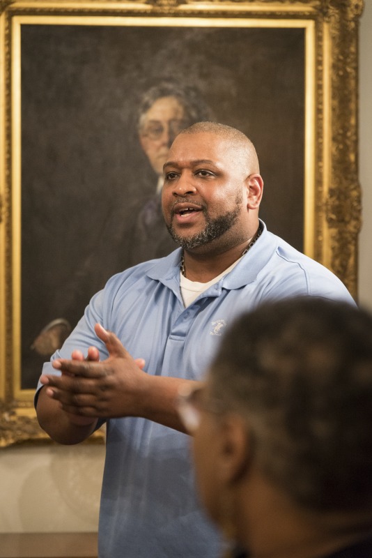 ["On the evening of Wednesday, January 16, 2019, The West Virginia Folklife Program hosted a showcase of their Folklife Apprenticeship Program, featuring master gospel and blues musician Doris Fields (aka Lady D) with apprentice Xavier Oglesby, and master old-time fiddler John D. Morris with apprentice Jen Iskow. The free event was held from 5:30-7:30pm at the historic MacFarland-Hubbard House, headquarters of the West Virginia Humanities Council (1310 Kanawha Blvd. E), in Charleston. The evening included musical performances by the two pairs and a question-answer session, followed by a reception.Doris Fields, who performs as Lady D, is known as West Virginias First Lady of Soul. A West Virginia native, she began singing in church choir as a child and has performed original and traditional blues, gospel, R&B, and soul across the state and country, including for the Obama for Change Inaugural Ball. Xavier Oglesby grew up singing in the black Pentecostal church and has performed in local a capella and theatre groups. He recently recorded voiceovers for the New River Gorge African American Heritage Auto Tour. Both Fields and Oglesby reside in Beckley.John D. Morris, of Ivydale, is an acclaimed West Virginia fiddler and tradition bearer who has been honored by the Augusta Heritage Center, the West Virginia Music Hall of Fame, the West Virginia Fiddler Award, and a National Heritage Fellowship for his role in sustaining the tradition. Jen Iskow, of Thomas, is a West Virginia University alumni, community organizer, artist, and designer at Beartown Design Studio. She has studied with numerous masters of Appalachian old-time fiddle.The West Virginia Folklife Apprenticeship Program offers a stipend to West Virginia master traditional artists or tradition bearers working with qualified apprentices on a year-long in-depth apprenticeship in their cultural expression or traditional art form. These apprenticeships aim to facilitate the transmission of techniques and artistry of the forms, as well as their histories and traditions. 2018 was the first year of the biennial Folklife Apprenticeship Program.Read more about the apprenticeship pairs on the West Virginia Folklife blog:https://wvfolklife.org/2018/12/03/2018-master-artist-apprentice-feature-doris-fields-aka-lady-d-xavier-oglesby-blues-black-gospel/https://wvfolklife.org/2018/11/09/2018-master-artist-apprentice-feature-john-morris-jen-iskow-old-time-fiddling-and-stories-of-clay-county/"]%