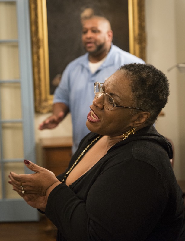 ["On the evening of Wednesday, January 16, 2019, The West Virginia Folklife Program hosted a showcase of their Folklife Apprenticeship Program, featuring master gospel and blues musician Doris Fields (aka Lady D) with apprentice Xavier Oglesby, and master old-time fiddler John D. Morris with apprentice Jen Iskow. The free event was held from 5:30-7:30pm at the historic MacFarland-Hubbard House, headquarters of the West Virginia Humanities Council (1310 Kanawha Blvd. E), in Charleston. The evening included musical performances by the two pairs and a question-answer session, followed by a reception.Doris Fields, who performs as Lady D, is known as West Virginias First Lady of Soul. A West Virginia native, she began singing in church choir as a child and has performed original and traditional blues, gospel, R&B, and soul across the state and country, including for the Obama for Change Inaugural Ball. Xavier Oglesby grew up singing in the black Pentecostal church and has performed in local a capella and theatre groups. He recently recorded voiceovers for the New River Gorge African American Heritage Auto Tour. Both Fields and Oglesby reside in Beckley.John D. Morris, of Ivydale, is an acclaimed West Virginia fiddler and tradition bearer who has been honored by the Augusta Heritage Center, the West Virginia Music Hall of Fame, the West Virginia Fiddler Award, and a National Heritage Fellowship for his role in sustaining the tradition. Jen Iskow, of Thomas, is a West Virginia University alumni, community organizer, artist, and designer at Beartown Design Studio. She has studied with numerous masters of Appalachian old-time fiddle.The West Virginia Folklife Apprenticeship Program offers a stipend to West Virginia master traditional artists or tradition bearers working with qualified apprentices on a year-long in-depth apprenticeship in their cultural expression or traditional art form. These apprenticeships aim to facilitate the transmission of techniques and artistry of the forms, as well as their histories and traditions. 2018 was the first year of the biennial Folklife Apprenticeship Program.Read more about the apprenticeship pairs on the West Virginia Folklife blog:https://wvfolklife.org/2018/12/03/2018-master-artist-apprentice-feature-doris-fields-aka-lady-d-xavier-oglesby-blues-black-gospel/https://wvfolklife.org/2018/11/09/2018-master-artist-apprentice-feature-john-morris-jen-iskow-old-time-fiddling-and-stories-of-clay-county/"]%