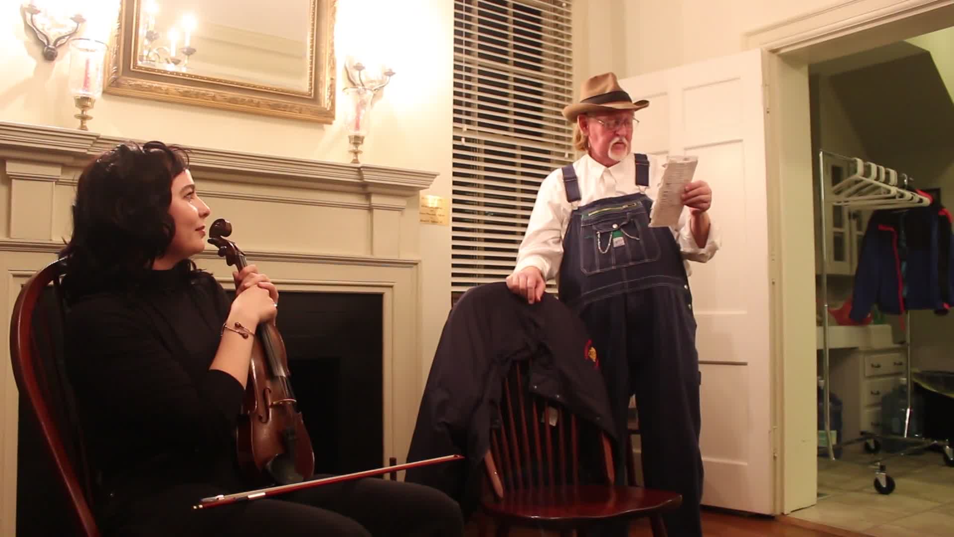 ["On the evening of Wednesday, January 16, 2019, The West Virginia Folklife Program hosted a showcase of their Folklife Apprenticeship Program, featuring master gospel and blues musician Doris Fields (aka Lady D) with apprentice Xavier Oglesby, and master old-time fiddler John D. Morris with apprentice Jen Iskow. The free event was held from 5:30-7:30pm at the historic MacFarland-Hubbard House, headquarters of the West Virginia Humanities Council (1310 Kanawha Blvd. E), in Charleston. The evening included musical performances by the two pairs and a question-answer session, followed by a reception.Doris Fields, who performs as Lady D, is known as West Virginias First Lady of Soul. A West Virginia native, she began singing in church choir as a child and has performed original and traditional blues, gospel, R&B, and soul across the state and country, including for the Obama for Change Inaugural Ball. Xavier Oglesby grew up singing in the black Pentecostal church and has performed in local a capella and theatre groups. He recently recorded voiceovers for the New River Gorge African American Heritage Auto Tour. Both Fields and Oglesby reside in Beckley.John D. Morris, of Ivydale, is an acclaimed West Virginia fiddler and tradition bearer who has been honored by the Augusta Heritage Center, the West Virginia Music Hall of Fame, the West Virginia Fiddler Award, and a National Heritage Fellowship for his role in sustaining the tradition. Jen Iskow, of Thomas, is a West Virginia University alumni, community organizer, artist, and designer at Beartown Design Studio. She has studied with numerous masters of Appalachian old-time fiddle.The West Virginia Folklife Apprenticeship Program offers a stipend to West Virginia master traditional artists or tradition bearers working with qualified apprentices on a year-long in-depth apprenticeship in their cultural expression or traditional art form. These apprenticeships aim to facilitate the transmission of techniques and artistry of the forms, as well as their histories and traditions. 2018 was the first year of the biennial Folklife Apprenticeship Program.Read more about the apprenticeship pairs on the West Virginia Folklife blog:https://wvfolklife.org/2018/12/03/2018-master-artist-apprentice-feature-doris-fields-aka-lady-d-xavier-oglesby-blues-black-gospel/https://wvfolklife.org/2018/11/09/2018-master-artist-apprentice-feature-john-morris-jen-iskow-old-time-fiddling-and-stories-of-clay-county/"]%