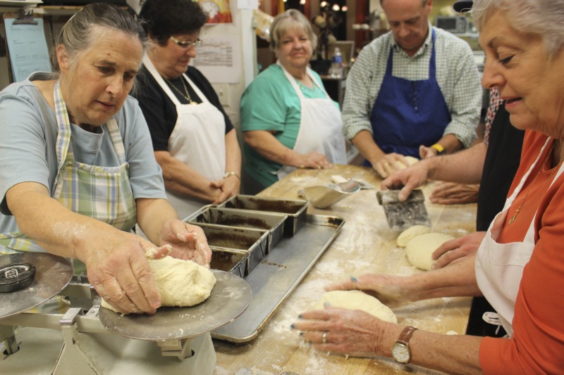 ["Master salt rising bread baker Genevieve (Jenny) Bardwell holds an A.S. in culinary arts from the Culinary Institute of America, and a B.S. and M.S. in plant pathology from the University of Massachusetts. Jenny is the co-author of Salt Rising Bread: Recipes and Heartfelt Stories of a Nearly Lost Appalachian Tradition and was the co-founder of Rising Creek Bakery in Mount Morris, Pennsylvania, both with Susan Ray Brown. Jenny has engaged in a deep, decades-long study of the unique labor-intensive Appalachian bread, focusing particularly on the scientific process and researching analog breads in other cultures. In 2017, she was awarded a Folk and Traditional Arts Apprenticeship Grant from the Pennsylvania Council of the Arts to lead a salt rising bread apprenticeship with baker Antonio Archer and in 2018, she was awarded an Folklife Apprenticeship Grant from the West Virginia Folklife Program with fellow baker Susan Ray Brown and apprentice Amy Dawson.Master salt rising bread baker Susan Ray Brown grew up in southern West Virginia, and her family roots go back nearly 300 years in her beloved Mountain State. She holds a B.A. in sociology/anthropology from West Virginia University. Susan is the co-author of Salt Rising Bread: Recipes and Heartfelt Stories of a Nearly Lost Appalachian Tradition and was the co-founder of Rising Creek Bakery in Mount Morris, PA, both with Jenny Bardwell. Susan has engaged in a deep, decades-long study of the unique labor-intensive Appalachian bread, recording oral histories, gathering recipes, conducting scientific studies, and constantly experimenting through her own baking. Find more on her website at www.saltrisingbread.net."]%