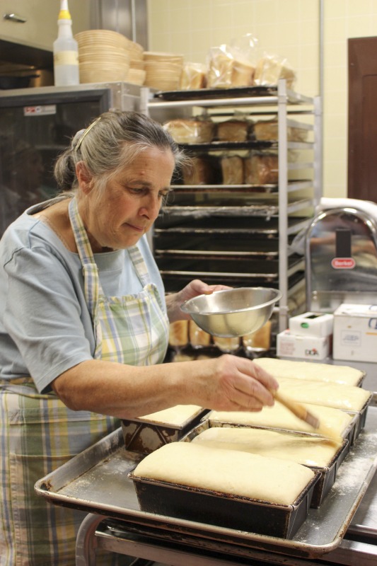 ["Master salt rising bread baker Genevieve (Jenny) Bardwell holds an A.S. in culinary arts from the Culinary Institute of America, and a B.S. and M.S. in plant pathology from the University of Massachusetts. Jenny is the co-author of Salt Rising Bread: Recipes and Heartfelt Stories of a Nearly Lost Appalachian Tradition and was the co-founder of Rising Creek Bakery in Mount Morris, Pennsylvania, both with Susan Ray Brown. Jenny has engaged in a deep, decades-long study of the unique labor-intensive Appalachian bread, focusing particularly on the scientific process and researching analog breads in other cultures. In 2017, she was awarded a Folk and Traditional Arts Apprenticeship Grant from the Pennsylvania Council of the Arts to lead a salt rising bread apprenticeship with baker Antonio Archer and in 2018, she was awarded an Folklife Apprenticeship Grant from the West Virginia Folklife Program with fellow baker Susan Ray Brown and apprentice Amy Dawson.Master salt rising bread baker Susan Ray Brown grew up in southern West Virginia, and her family roots go back nearly 300 years in her beloved Mountain State. She holds a B.A. in sociology/anthropology from West Virginia University. Susan is the co-author of Salt Rising Bread: Recipes and Heartfelt Stories of a Nearly Lost Appalachian Tradition and was the co-founder of Rising Creek Bakery in Mount Morris, PA, both with Jenny Bardwell. Susan has engaged in a deep, decades-long study of the unique labor-intensive Appalachian bread, recording oral histories, gathering recipes, conducting scientific studies, and constantly experimenting through her own baking. Find more on her website at www.saltrisingbread.net."]%