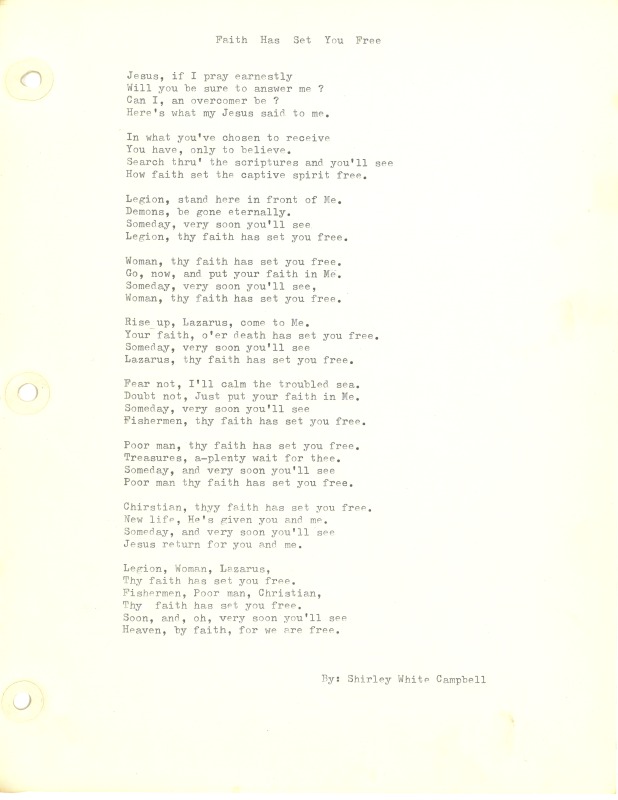 ["Shirley A. Campbell (March 17,1949-January 10, 2021), a native of Pinch, West Virginia and a resident of Charleston, West Virginia, was a lifelong songwriter and poet. Two of her songs were recorded by Grandpa Jones and Ernest Tubb, respectively. Campbell married into the Reed-Campbell family of the bluegrass musician Ola Belle Reed, who was her mentor. Read Campbells obituary:Shirley A. Campbell, 71, of Charleston, WV, passed away suddenly at home, Sunday, January 10, 2021.Born March 17, 1949, in Pinch, WV, she was the daughter of the late Ruby Francis Jarrett and Jack White.She is survived by her two children, daughter Carlie Campbell of Charleston and son Jeremy Campbell of Elkton, MD; and pets.In addition to her parents, she was preceded in death by her beloved dachshunds, Buckwheat and Alfalfa.Shirley studied at Oklahoma University and Marshall University. She was a nurse for 20 years, a dog groomer for 15 years, and a small business owner for approximately 10 years. She was a woman of endless talents, for many of which she received recognition. She was deeply devoted to animal welfare; throughout her life caring for ANY and ALL that she found in need.There will be a symphony of animal calls greeting her at the gates of heaven; and it will be glorious!As per her request, there will be no services. She asks that, in lieu of flowers, please donate to an animal charity in her honor.You may send condolences to the family at: www.barlowbonsall.com.Barlow Bonsall Funeral Home, Charleston, WV, has been entrusted with the arrangements."]%