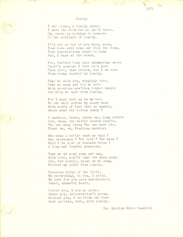 ["Shirley A. Campbell (March 17,1949-January 10, 2021), a native of Pinch, West Virginia and a resident of Charleston, West Virginia, was a lifelong songwriter and poet. Two of her songs were recorded by Grandpa Jones and Ernest Tubb, respectively. Campbell married into the Reed-Campbell family of the bluegrass musician Ola Belle Reed, who was her mentor. Read Campbells obituary:Shirley A. Campbell, 71, of Charleston, WV, passed away suddenly at home, Sunday, January 10, 2021.Born March 17, 1949, in Pinch, WV, she was the daughter of the late Ruby Francis Jarrett and Jack White.She is survived by her two children, daughter Carlie Campbell of Charleston and son Jeremy Campbell of Elkton, MD; and pets.In addition to her parents, she was preceded in death by her beloved dachshunds, Buckwheat and Alfalfa.Shirley studied at Oklahoma University and Marshall University. She was a nurse for 20 years, a dog groomer for 15 years, and a small business owner for approximately 10 years. She was a woman of endless talents, for many of which she received recognition. She was deeply devoted to animal welfare; throughout her life caring for ANY and ALL that she found in need.There will be a symphony of animal calls greeting her at the gates of heaven; and it will be glorious!As per her request, there will be no services. She asks that, in lieu of flowers, please donate to an animal charity in her honor.You may send condolences to the family at: www.barlowbonsall.com.Barlow Bonsall Funeral Home, Charleston, WV, has been entrusted with the arrangements."]%