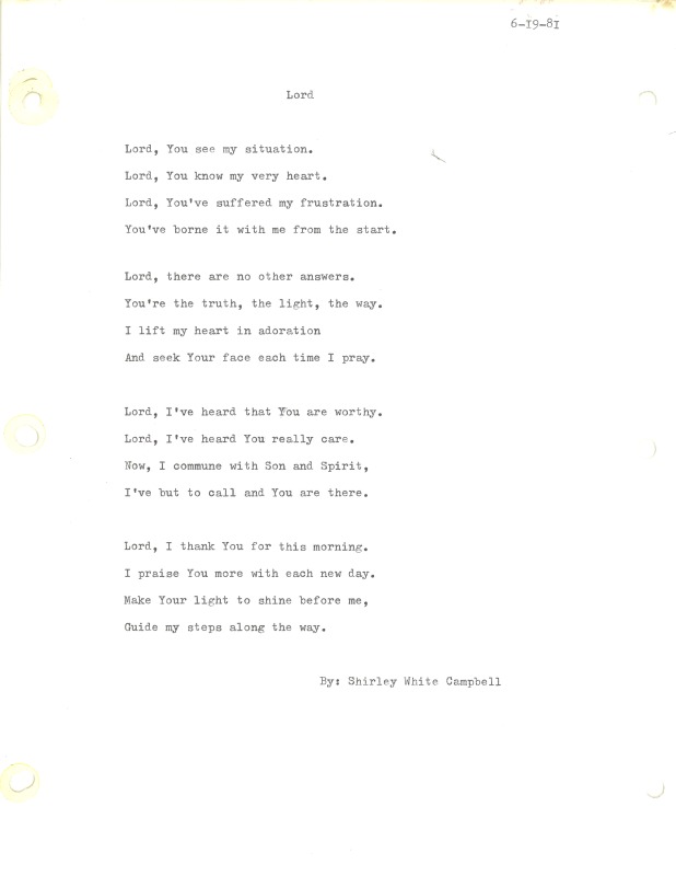 ["Shirley A. Campbell (March 17,1949-January 10, 2021), a native of Pinch, West Virginia and a resident of Charleston, West Virginia, was a lifelong songwriter and poet. Two of her songs were recorded by Grandpa Jones and Ernest Tubb, respectively. Campbell married into the Reed-Campbell family of the bluegrass musician Ola Belle Reed, who was her mentor. Read Campbells obituary:Shirley A. Campbell, 71, of Charleston, WV, passed away suddenly at home, Sunday, January 10, 2021.Born March 17, 1949, in Pinch, WV, she was the daughter of the late Ruby Francis Jarrett and Jack White.She is survived by her two children, daughter Carlie Campbell of Charleston and son Jeremy Campbell of Elkton, MD; and pets.In addition to her parents, she was preceded in death by her beloved dachshunds, Buckwheat and Alfalfa.Shirley studied at Oklahoma University and Marshall University. She was a nurse for 20 years, a dog groomer for 15 years, and a small business owner for approximately 10 years. She was a woman of endless talents, for many of which she received recognition. She was deeply devoted to animal welfare; throughout her life caring for ANY and ALL that she found in need.There will be a symphony of animal calls greeting her at the gates of heaven; and it will be glorious!As per her request, there will be no services. She asks that, in lieu of flowers, please donate to an animal charity in her honor.You may send condolences to the family at: www.barlowbonsall.com.Barlow Bonsall Funeral Home, Charleston, WV, has been entrusted with the arrangements."]%