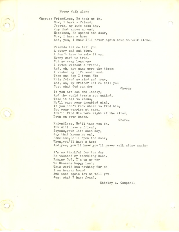 ["Shirley A. Campbell (March 17,1949-January 10, 2021), a native of Pinch, West Virginia and a resident of Charleston, West Virginia, was a lifelong songwriter and poet. Two of her songs were recorded by Grandpa Jones and Ernest Tubb, respectively. Campbell married into the Reed-Campbell family of the bluegrass musician Ola Belle Reed, who was her mentor. Read Campbells obituary:Shirley A. Campbell, 71, of Charleston, WV, passed away suddenly at home, Sunday, January 10, 2021.Born March 17, 1949, in Pinch, WV, she was the daughter of the late Ruby Francis Jarrett and Jack White.She is survived by her two children, daughter Carlie Campbell of Charleston and son Jeremy Campbell of Elkton, MD; and pets.In addition to her parents, she was preceded in death by her beloved dachshunds, Buckwheat and Alfalfa.Shirley studied at Oklahoma University and Marshall University. She was a nurse for 20 years, a dog groomer for 15 years, and a small business owner for approximately 10 years. She was a woman of endless talents, for many of which she received recognition. She was deeply devoted to animal welfare; throughout her life caring for ANY and ALL that she found in need.There will be a symphony of animal calls greeting her at the gates of heaven; and it will be glorious!As per her request, there will be no services. She asks that, in lieu of flowers, please donate to an animal charity in her honor.You may send condolences to the family at: www.barlowbonsall.com.Barlow Bonsall Funeral Home, Charleston, WV, has been entrusted with the arrangements."]%