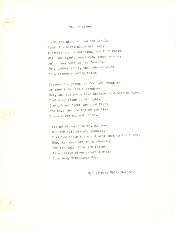 ["Shirley A. Campbell (March 17,1949-January 10, 2021), a native of Pinch, West Virginia and a resident of Charleston, West Virginia, was a lifelong songwriter and poet. Two of her songs were recorded by Grandpa Jones and Ernest Tubb, respectively. Campbell married into the Reed-Campbell family of the bluegrass musician Ola Belle Reed, who was her mentor. Read Campbells obituary:Shirley A. Campbell, 71, of Charleston, WV, passed away suddenly at home, Sunday, January 10, 2021.Born March 17, 1949, in Pinch, WV, she was the daughter of the late Ruby Francis Jarrett and Jack White.She is survived by her two children, daughter Carlie Campbell of Charleston and son Jeremy Campbell of Elkton, MD; and pets.In addition to her parents, she was preceded in death by her beloved dachshunds, Buckwheat and Alfalfa.Shirley studied at Oklahoma University and Marshall University. She was a nurse for 20 years, a dog groomer for 15 years, and a small business owner for approximately 10 years. She was a woman of endless talents, for many of which she received recognition. She was deeply devoted to animal welfare; throughout her life caring for ANY and ALL that she found in need.There will be a symphony of animal calls greeting her at the gates of heaven; and it will be glorious!As per her request, there will be no services. She asks that, in lieu of flowers, please donate to an animal charity in her honor.You may send condolences to the family at: www.barlowbonsall.com.Barlow Bonsall Funeral Home, Charleston, WV, has been entrusted with the arrangements."]%