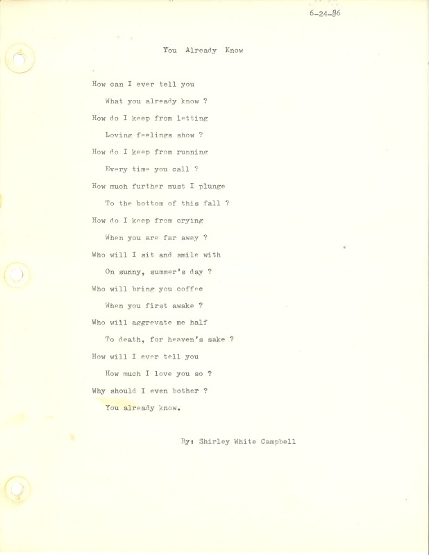 ["Shirley A. Campbell (March 17,1949-January 10, 2021), a native of Pinch, West Virginia and a resident of Charleston, West Virginia, was a lifelong songwriter and poet. Two of her songs were recorded by Grandpa Jones and Ernest Tubb, respectively. Campbell married into the Reed-Campbell family of the bluegrass musician Ola Belle Reed, who was her mentor. Read Campbells obituary:Shirley A. Campbell, 71, of Charleston, WV, passed away suddenly at home, Sunday, January 10, 2021.Born March 17, 1949, in Pinch, WV, she was the daughter of the late Ruby Francis Jarrett and Jack White.She is survived by her two children, daughter Carlie Campbell of Charleston and son Jeremy Campbell of Elkton, MD; and pets.In addition to her parents, she was preceded in death by her beloved dachshunds, Buckwheat and Alfalfa.Shirley studied at Oklahoma University and Marshall University. She was a nurse for 20 years, a dog groomer for 15 years, and a small business owner for approximately 10 years. She was a woman of endless talents, for many of which she received recognition. She was deeply devoted to animal welfare; throughout her life caring for ANY and ALL that she found in need.There will be a symphony of animal calls greeting her at the gates of heaven; and it will be glorious!As per her request, there will be no services. She asks that, in lieu of flowers, please donate to an animal charity in her honor.You may send condolences to the family at: www.barlowbonsall.com.Barlow Bonsall Funeral Home, Charleston, WV, has been entrusted with the arrangements."]%