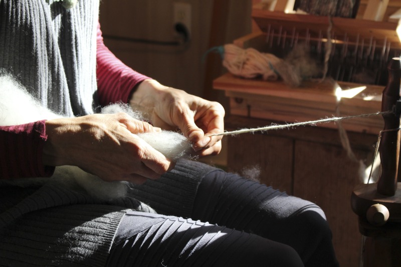 Kathy Evans (b. July 8, 1962, Morgantown, WV) of Bruceton Mills and Margaret Bruning of Elkins are participants in the 2020-2021 West Virginia Folklife Apprenticeship Program, in an apprenticeship titled, Sheep to Shawl: The Art of Raising Sheep and Creating Fiber Arts. Evans is a fifth-generation farmer and co-owner with her husband Reid of Evans Knob Farm in Preston County where she cultivates Certified Naturally Grown vegetables and raises sheep and poultry. She teaches and exhibits her fiber arts both in West Virginia and across the country and has been featured in Modern Farmer and Morgantown Magazine. Bruning grew up on a goat farm in upstate New York and has been a lifelong fiber artist. She and her husband David raise sheep at their homestead in Randolph County.Read a profile of Evans and Bruning on the West Virginia Folklife blog:https://wvfolklife.org/2020/11/04/2020-folklife-apprenticeship-feature-kathy-evans-margaret-bruning-sheep-to-shawl/Evans Knob Farm website: https://www.evansknobfarm.com/Poe Run Craft and Provisions: http://www.poerun.org/