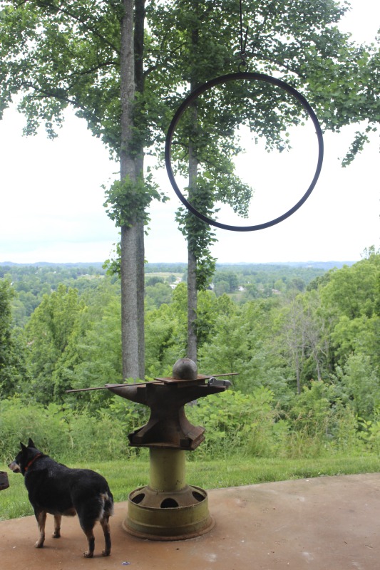 Jeff Fetty (b. December 15, 1953, Spencer, WV) has been an artist and blacksmith for over 40 years. He lives and operates his forge in the Chestnut Ridge artist colony in his hometown of Spencer, West Virginia.Learn more via e-WV: https://www.wvencyclopedia.org/print/Article/2381And on Fettys website: http://www.jefffetty.com/