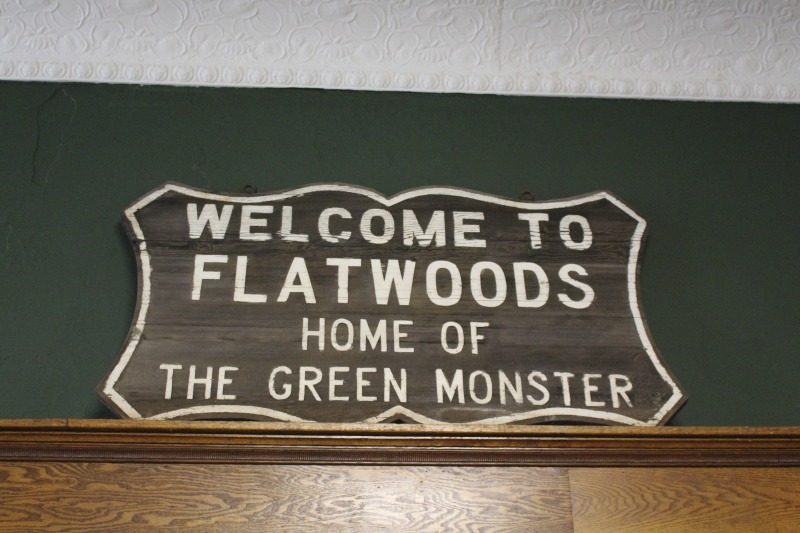 ["The Flatwoods Monster Museum, which also serves as the Braxton County Visitors Center, is located in downtown Sutton in Braxton County, West Virginia. The Museum displays ephemera, folk art, videos, and souvenirs related to the legend of the Flatwoods Monster, which was first sighted in Flatwoods, West Virginia on September 12, 1952 by Kathleen May, Eugene Lemon, Teddy May, Ronald Shaver, Neal Nunley, Teddy Neal, and Tommy Hyer. West Virginia Humanities Council Executive Director Eric Waggoner and State Folklorist Emily Hilliard visited the museum and met with Andrew Smith, Executive Director of the Braxton County CVB and Flatwoods Monster Museum, on January 30, 2020.Visit the Flatwoods Museum website here: https://braxtonwv.org/the-flatwoods-monster/visit-the-museum/For more on the legend of the Flatwoods Monster, visit e-WV: https://www.wvencyclopedia.org/articles/2192"]%