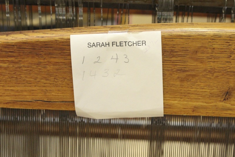 ["Sarah Fletcher (b. Canaan Valley) is a weaver, retired nurse, and the owner of Bens Old Loom Barn in Davis, WV. She is the daughter of Barbara Dorothy Thompson, a weaver and National Heritage Fellow who learned to weave at the Arthurdale Homestead. Learn more about Bens Old Loom Barn: https://www.facebook.com/bensoldloombarn/"]%