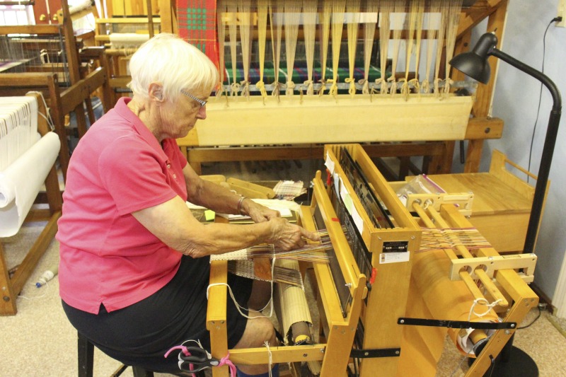 Sarah Fletcher (b. Canaan Valley) is a weaver, retired nurse, and the owner of Bens Old Loom Barn in Davis, WV. She is the daughter of Barbra Dorothy Mayor Thompson (August 5, 1920-October 1, 2008), a weaver and National Heritage Fellow who learned to weave at the Arthurdale Homestead. Learn more about Bens Old Loom Barn: https://www.facebook.com/bensoldloombarn/