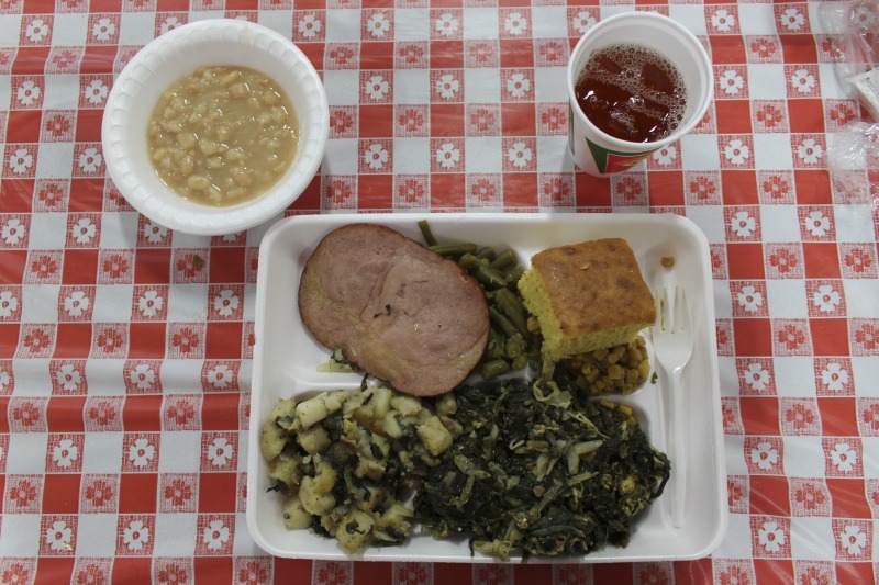 ["The H.E. White Elementary PTO has been hosting a Ramp Dinner fundraiser for 55 years. Dinner fare includes ham, ramps, fried potatoes, pinto beans or white beans, green beans, corn bread or rolls, sassafras tea, and dessert. The meal cost $10."]%