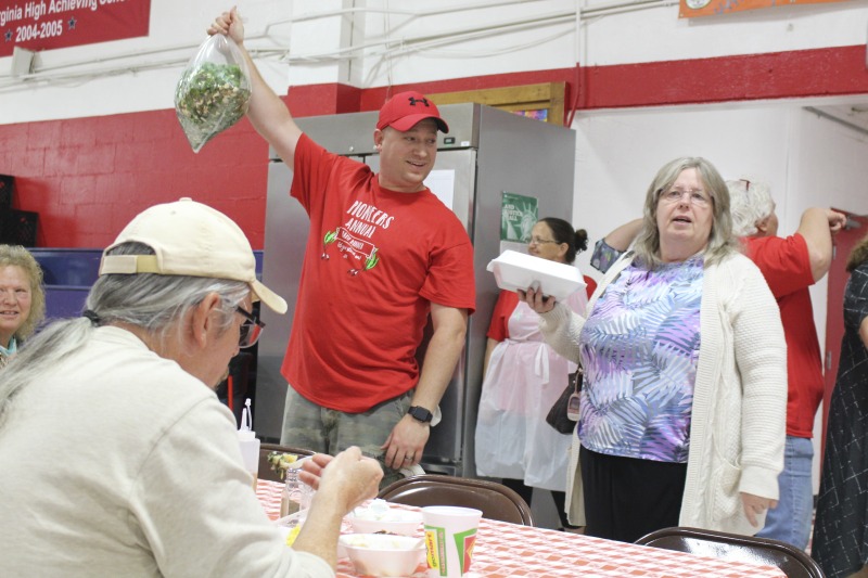 ["The H.E. White Elementary PTO has been hosting a Ramp Dinner fundraiser for 55 years. Dinner fare includes ham, ramps, fried potatoes, pinto beans or white beans, green beans, corn bread or rolls, sassafras tea, and dessert. The meal cost $10."]%