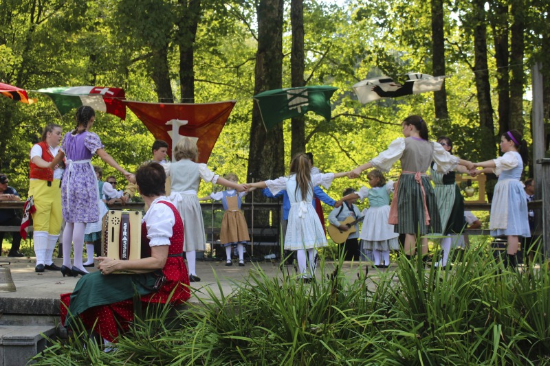 The Helvetia Community Fair, located in the Swiss community of Helvetia in Randolph County, is one of the oldest agricultural fairs in West Virginia. Activities include a parade in Swiss costume, alphorn music, Swiss folk dancing and singing, fahnenschwingen (flag twirling), a crafts, food, and canning exhibition, field events, an archery shoot, and more.Learn more in Emily Hilliard's Bitter Southerner piece on Helvetia's seasonal celebrations, including the Community Fair: https://bittersoutherner.com/my-year-in-helvetia-west-virginiaAnd in the Helvetia Foodways Oral History Project conducted by the West Virginia Folklife Program in partnership with the Southern Foodways Alliance: https://www.southernfoodways.org/oral-history/helvetia-west-virginia/