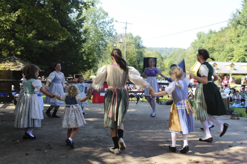 The Helvetia Community Fair, located in the Swiss community of Helvetia in Randolph County, is one of the oldest agricultural fairs in West Virginia. Activities include a parade in Swiss costume, alphorn music, Swiss folk dancing and singing, fahnenschwingen (flag twirling), a crafts, food, and canning exhibition, field events, an archery shoot, and more.Learn more in Emily Hilliard's Bitter Southerner piece on Helvetia's seasonal celebrations, including the Community Fair: https://bittersoutherner.com/my-year-in-helvetia-west-virginiaAnd in the Helvetia Foodways Oral History Project conducted by the West Virginia Folklife Program in partnership with the Southern Foodways Alliance: https://www.southernfoodways.org/oral-history/helvetia-west-virginia/