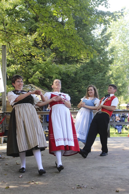 ["The Helvetia Community Fair, located in the Swiss community of Helvetia in Randolph County, is one of the oldest agricultural fairs in West Virginia. Activities include a parade in Swiss costume, alphorn music, Swiss folk dancing and singing, fahnenschwingen (flag twirling), a crafts, food, and canning exhibition, field events, an archery shoot, and more.Learn more in Emily Hilliard's Bitter Southerner piece on Helvetia's seasonal celebrations, including the Community Fair: https://bittersoutherner.com/my-year-in-helvetia-west-virginiaAnd in the Helvetia Foodways Oral History Project conducted by the West Virginia Folklife Program in partnership with the Southern Foodways Alliance: https://www.southernfoodways.org/oral-history/helvetia-west-virginia/"]%