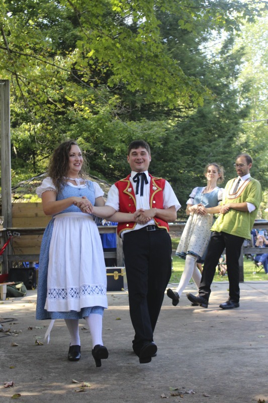 ["The Helvetia Community Fair, located in the Swiss community of Helvetia in Randolph County, is one of the oldest agricultural fairs in West Virginia. Activities include a parade in Swiss costume, alphorn music, Swiss folk dancing and singing, fahnenschwingen (flag twirling), a crafts, food, and canning exhibition, field events, an archery shoot, and more.Learn more in Emily Hilliard's Bitter Southerner piece on Helvetia's seasonal celebrations, including the Community Fair: https://bittersoutherner.com/my-year-in-helvetia-west-virginiaAnd in the Helvetia Foodways Oral History Project conducted by the West Virginia Folklife Program in partnership with the Southern Foodways Alliance: https://www.southernfoodways.org/oral-history/helvetia-west-virginia/"]%