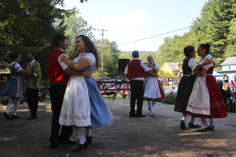 ["The Helvetia Community Fair, located in the Swiss community of Helvetia in Randolph County, is one of the oldest agricultural fairs in West Virginia. Activities include a parade in Swiss costume, alphorn music, Swiss folk dancing and singing, fahnenschwingen (flag twirling), a crafts, food, and canning exhibition, field events, an archery shoot, and more.Learn more in Emily Hilliard's Bitter Southerner piece on Helvetia's seasonal celebrations, including the Community Fair: https://bittersoutherner.com/my-year-in-helvetia-west-virginiaAnd in the Helvetia Foodways Oral History Project conducted by the West Virginia Folklife Program in partnership with the Southern Foodways Alliance: https://www.southernfoodways.org/oral-history/helvetia-west-virginia/"]%