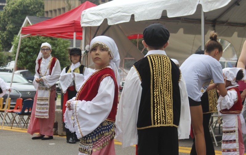 ["Maria Kayafas has been the Greek dance instructor at the St. John the Divine Greek Orthodox Church in Wheeling for 25 years. She grew up in Kent, Ohio. In this interview, she talks about her family background and heritage, her experience as a Greek dancer and dance instructor, and the community at St. John the Divine. Learn more about the Wheeling Grecian Fest: http://www.grecianfest.com/"]%