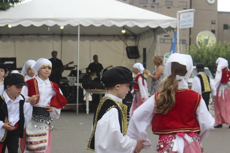 ["Maria Kayafas has been the Greek dance instructor at the St. John the Divine Greek Orthodox Church in Wheeling for 25 years. She grew up in Kent, Ohio. In this interview, she talks about her family background and heritage, her experience as a Greek dancer and dance instructor, and the community at St. John the Divine. Learn more about the Wheeling Grecian Fest: http://www.grecianfest.com/"]%