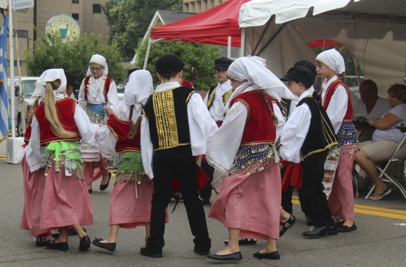 ["Maria Kayafas has been the Greek dance instructor at the St. John the Divine Greek Orthodox Church in Wheeling for 25 years. She grew up in Kent, Ohio. In this interview, she talks about her family background and heritage, her experience as a Greek dancer and dance instructor, and the community at St. John the Divine. Learn more about the Wheeling Grecian Fest: http://www.grecianfest.com/"]%