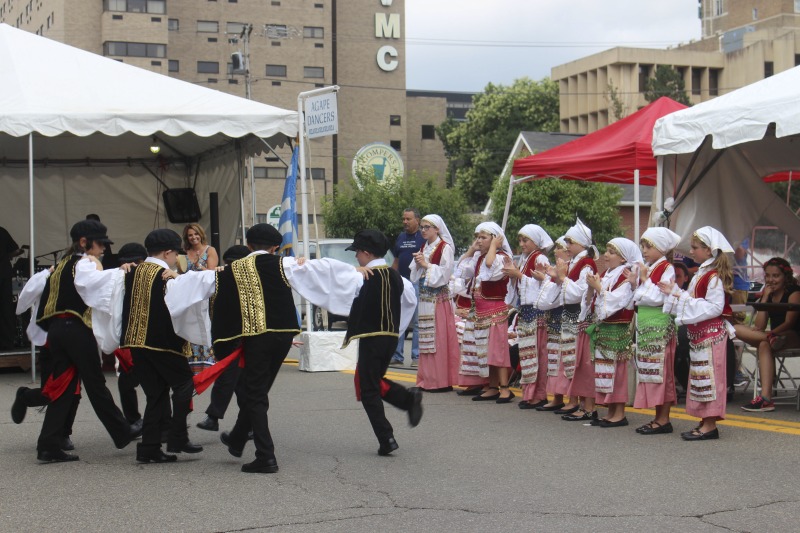 ["Maria Kayafas has been the Greek dance instructor at the St. John the Divine Greek Orthodox Church in Wheeling for 25 years. She grew up in Kent, Ohio. In this interview, she talks about her family background and heritage, her experience as a Greek dancer and dance instructor, and the community at St. John the Divine. Learn more about the Wheeling Grecian Fest: http://www.grecianfest.com/"]%