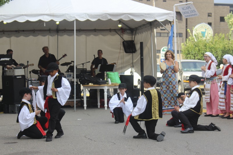 ["Maria Kayafas has been the Greek dance instructor at the St. John the Divine Greek Orthodox Church in Wheeling for 25 years. She grew up in Kent, Ohio. In this interview, she talks about her family background and heritage, her experience as a Greek dancer and dance instructor, and the community at St. John the Divine. Learn more about the Wheeling Grecian Fest: http://www.grecianfest.com/"]%