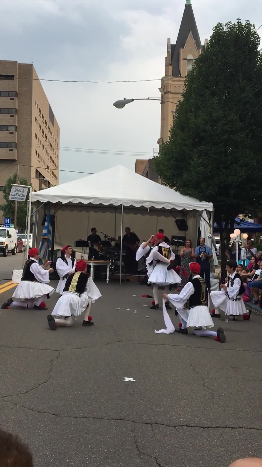 ["Maria Kayafas has been the Greek dance instructor at the St. John the Divine Greek Orthodox Church in Wheeling for 25 years. She grew up in Kent, Ohio. In this interview, she talks about her family background and heritage, her experience as a Greek dancer and dance instructor, and the community at St. John the Divine. Learn more about the Wheeling Grecian Fest: http://www.grecianfest.com/"]%