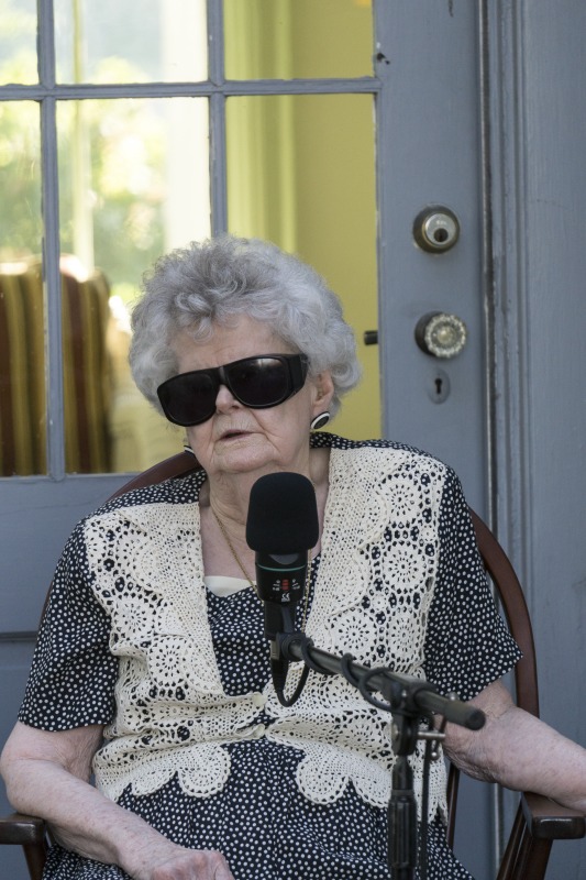 ["Phyllis Marks (June 5, 1927-June 22, 2019) was born Phyllis Mariam Frashure on June 5, 1927, in Sand Fork, Gilmer County, WV. According to folklorist Gerry Milnes, Marks was the last active ballad singer in the state who, as she says, learned by heart, via oral transmission, mainly from her mother and grandmother, both of Irish ancestry. Since 1954, Phyllis performed annually at the West Virginia State Folk Festival at Glenville. A fixture at the festival and in her community, the 2005 festival was dedicated to her.Marks was recorded in 1978 for the Library of Congress and has been featured in various books and radio programs. In 1997, she worked with Gerry Milnes to release the Augusta Heritage album Phyllis Marks: Old-Time Songs of West Virginia.In 2016, the West Virginia Folklife Program received a Henry Reed Fund Award from the American Folklife Center at the Library of Congress to host and record a concert with Marks at the West Virginia Humanities Council. Read more about that September 8, 2016 concert here: https://wvfolklife.org/2016/10/03/i-think-that-the-women-made-the-folk-songs-phyllis-marks-in-concert/Materials from that concert are available via the Library of Congress/American Folklife Center in the Emily Hilliard collection on West Virginia ballad singer Phyllis Marks: https://catalog.loc.gov/vwebv/search?searchCode=LCCN&searchArg=2017655418&searchType=1&permalink=yRead our tribute to Phyllis Marks on the West Virginia Folklife blog: https://wvfolklife.org/2019/07/02/a-tribute-to-ballad-singer-phyllis-marks-june-51927-june-22-2019/"]%