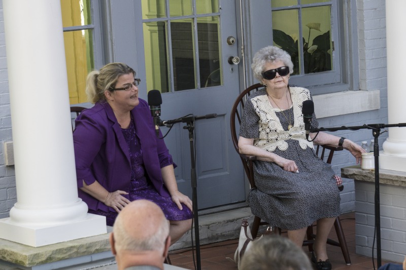 ["Phyllis Marks (June 5, 1927-June 22, 2019) was born Phyllis Mariam Frashure on June 5, 1927, in Sand Fork, Gilmer County, WV. According to folklorist Gerry Milnes, Marks was the last active ballad singer in the state who, as she says, learned by heart, via oral transmission, mainly from her mother and grandmother, both of Irish ancestry. Since 1954, Phyllis performed annually at the West Virginia State Folk Festival at Glenville. A fixture at the festival and in her community, the 2005 festival was dedicated to her.Marks was recorded in 1978 for the Library of Congress and has been featured in various books and radio programs. In 1997, she worked with Gerry Milnes to release the Augusta Heritage album Phyllis Marks: Old-Time Songs of West Virginia.In 2016, the West Virginia Folklife Program received a Henry Reed Fund Award from the American Folklife Center at the Library of Congress to host and record a concert with Marks at the West Virginia Humanities Council. Read more about that September 8, 2016 concert here: https://wvfolklife.org/2016/10/03/i-think-that-the-women-made-the-folk-songs-phyllis-marks-in-concert/Materials from that concert are available via the Library of Congress/American Folklife Center in the Emily Hilliard collection on West Virginia ballad singer Phyllis Marks: https://catalog.loc.gov/vwebv/search?searchCode=LCCN&searchArg=2017655418&searchType=1&permalink=yRead our tribute to Phyllis Marks on the West Virginia Folklife blog: https://wvfolklife.org/2019/07/02/a-tribute-to-ballad-singer-phyllis-marks-june-51927-june-22-2019/"]%