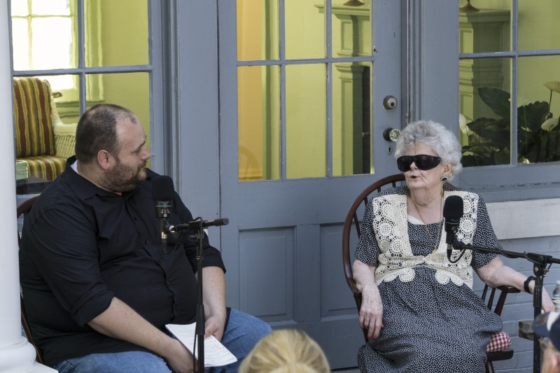 ["Phyllis Marks (June 5, 1927-June 22, 2019) was born Phyllis Mariam Frashure on June 5, 1927, in Sand Fork, Gilmer County, WV. According to folklorist Gerry Milnes, Marks was the last active ballad singer in the state who, as she says, learned by heart, via oral transmission, mainly from her mother and grandmother, both of Irish ancestry. Since 1954, Phyllis performed annually at the West Virginia State Folk Festival at Glenville. A fixture at the festival and in her community, the 2005 festival was dedicated to her.Marks was recorded in 1978 for the Library of Congress and has been featured in various books and radio programs. In 1997, she worked with Gerry Milnes to release the Augusta Heritage album Phyllis Marks: Old-Time Songs of West Virginia.In 2016, the West Virginia Folklife Program received a Henry Reed Fund Award from the American Folklife Center at the Library of Congress to host and record a concert with Marks at the West Virginia Humanities Council. Read more about that September 8, 2016 concert here: https://wvfolklife.org/2016/10/03/i-think-that-the-women-made-the-folk-songs-phyllis-marks-in-concert/Materials from that concert are available via the Library of Congress/American Folklife Center in the Emily Hilliard collection on West Virginia ballad singer Phyllis Marks: https://catalog.loc.gov/vwebv/search?searchCode=LCCN&searchArg=2017655418&searchType=1&permalink=yRead our tribute to Phyllis Marks on the West Virginia Folklife blog: https://wvfolklife.org/2019/07/02/a-tribute-to-ballad-singer-phyllis-marks-june-51927-june-22-2019/"]%