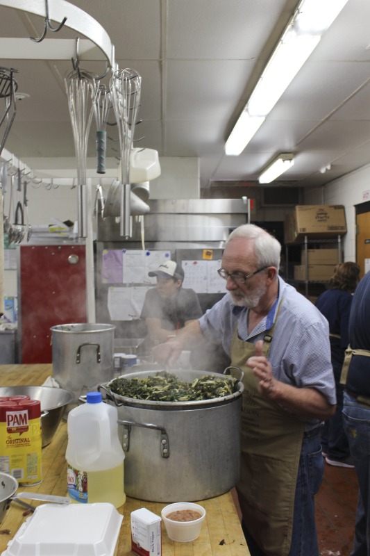 Richwood, West Virginias Feast of the Ramson was first hosted for the public in 1938. The dinner is said to have evolved from a private ramp-focused meal/stag party, organized by 13 ramp lovers. The ramp dinner menu, currently priced at $15 for adults and $7 for children, includes ramps, potatoes, white beans, bacon, ham, cornbread, sassafras tea, homemade dessert. While the dinner was held previously at Richwood High School, in 2017, the event was relocated to Cherry River Elementary School after flood waters damaged the high school the year prior. The event also features musical performances and a downtown arts and crafts show. For more on ramps, see e-WV: https://www.wvencyclopedia.org/articles/1983