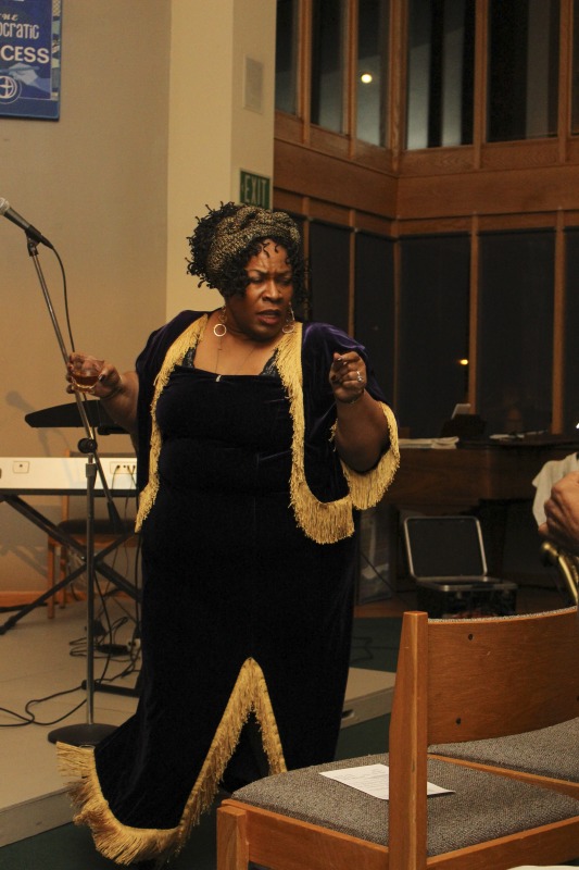 On March 8, 2018 the Unitarian Universalist Church of Charleston, West Virginia held their annual River Music Concert Fundraiser with West Virginia artists Lady D (Doris Fields), Kai Haynes, Crystal Good, Jasmine Gray, and Marshall Petty and The Groove. Tickets were $20 and proceeds benefited the UU Church.