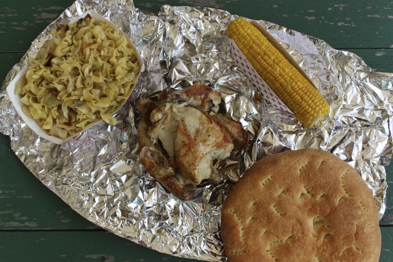 ["Every summer Wednesday since 1969, members of the Serbian Eastern Orthodox Church Mens Club have hosted a Chicken Blast at the Serbian Picnic Grounds along Kings Creek outside of Weirton, West Virginia. They roast 300-400 chickens per week as a fundraiser for the maintenance of the picnic grounds. The spits, an industrial brick oven, and walk-in coolers were constructed in the 1960s out of material from Weirton Steel by Mens Club members, most of whom were Weirton Steel employees. Each week, the choir also sells pogacha (a type of Serbian bread), haluski or cabbage and noodles, corn on the cob, strudel and other desserts. The bar at the picnic grounds is also open, serving beer and Slivovitz.See the short video and audio documentary about the Chicken Blasts, produced by the West Virginia Folklife Program and West Virginia Public Broadcasting: https://wvfolklife.org/2020/01/27/weirtons-serbian-heritage-is-a-chicken-blast/ https://www.youtube.com/watch?v=XpGF-MFUlhYhttps://soundcloud.com/wvpublicnews/weirtons-serbian-heritage-is-a-chicken-blast"]%