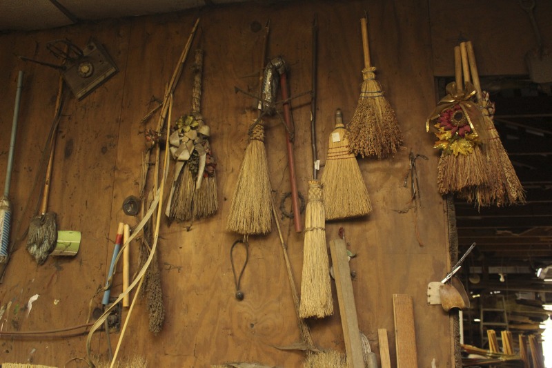 ["James Jim Shaffer, b. 1929, of Charleston Broom and Mop, in Loudendale, WV is one of the last commercial broom makers in the state of West Virginia. He began making brooms at the age of 17 and at the time of the interview, still maintained a shop outside of Charleston. See the short video produced in partnership with West Virginia Public Broadcasting:, James Shaffer, Charleston Broom & Mop Company at https://www.youtube.com/watch?time_continue=1&v=O3lrgTn2hyM  See the post on the West Virginia Folklife Program blog: https://wvfolklife.org/2017/03/30/building-a-broom-by-feel-an-interview-with-james-shaffer/Read the interview with Jim, Building a Broom by Feel: Jim Shaffer by Emily Hilliard in Southern Cultures fall 2017, Vol. 23, No. 3: Things at http://www.southerncultures.org/article/building-broom-feel-jim-shaffer/"]%