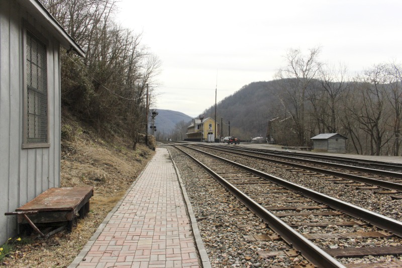 Thurmond is a former boom town on the New River in Fayette County, West Virginia. The town is on the National Register of Historic Places, is part of the New River Gorge National Park and Preserve, and is an Amtrak stop. In 1986, the John Sayles film Matewan was filmed in Thurmond. Learn more about Thurmond on the New River National Park and Preserve website: https://www.nps.gov/neri/learn/historyculture/thurmond.htmAnd via e-WV: https://www.wvencyclopedia.org/articles/721