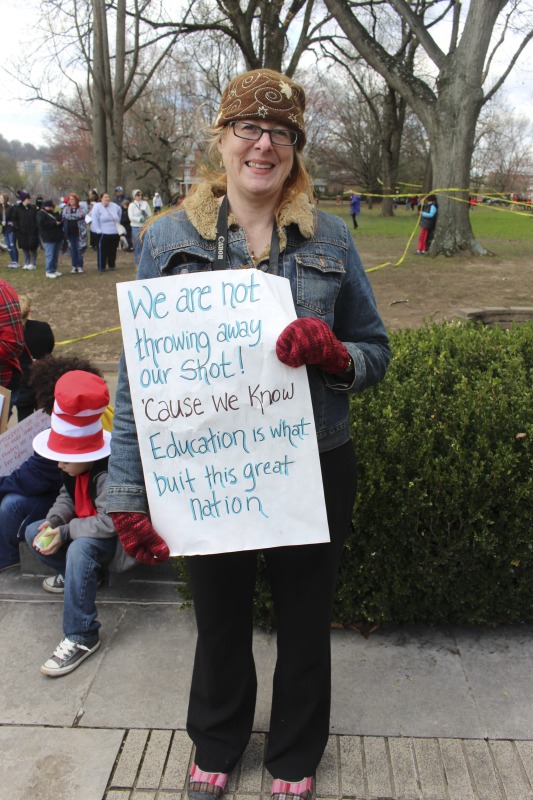 ["On February 22, 2018, thousands of West Virginia public school teachers and school service employees walked out of their classrooms in what would become a nine-day statewide strike. Teachers demands included a 5% raise and affordable healthcare coverage through the West Virginia Public Employees Insurance Agency or PEIA. These photos are part of a series of photos, videos, and interviews documenting the labor lore and expressive culture of the 2018 and 2019 West Virginia Teachers Strike.For more information on the 2018 and 2019 West Virginia Teachers Strike visit e-WV: https://www.wvencyclopedia.org/articles/2454"]%