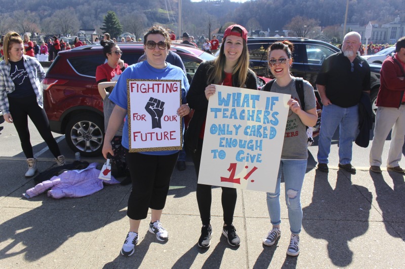 On February 22, 2018, thousands of West Virginia public school teachers and school service employees walked out of their classrooms in what would become a nine-day statewide strike. Teachers demands included a 5% raise and affordable healthcare coverage through the West Virginia Public Employees Insurance Agency or PEIA. These photos are part of a series of photos, videos, and interviews documenting the labor lore and expressive culture of the 2018 and 2019 West Virginia Teachers Strike.For more information on the 2018 and 2019 West Virginia Teachers Strike visit e-WV: https://www.wvencyclopedia.org/articles/2454