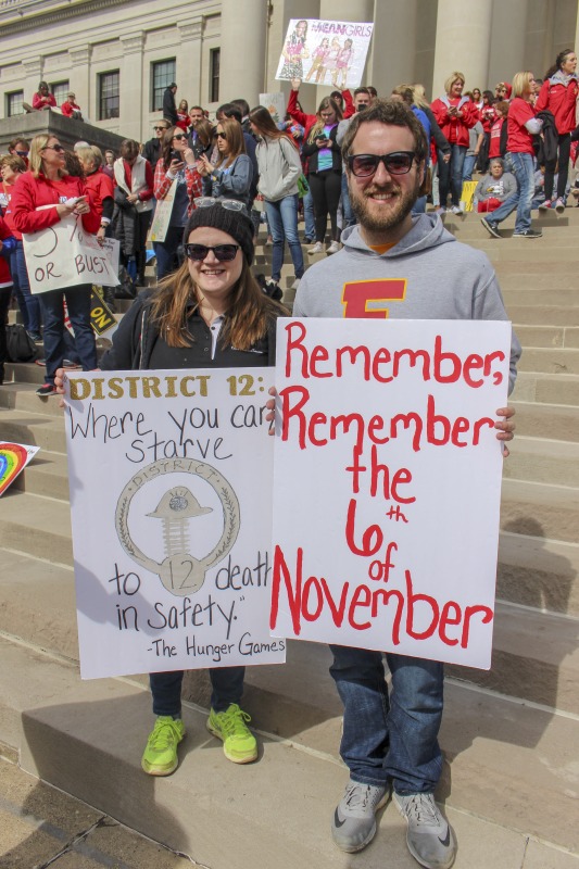 On February 22, 2018, thousands of West Virginia public school teachers and school service employees walked out of their classrooms in what would become a nine-day statewide strike. Teachers demands included a 5% raise and affordable healthcare coverage through the West Virginia Public Employees Insurance Agency or PEIA. These photos are part of a series of photos, videos, and interviews documenting the labor lore and expressive culture of the 2018 and 2019 West Virginia Teachers Strike.For more information on the 2018 and 2019 West Virginia Teachers Strike visit e-WV: https://www.wvencyclopedia.org/articles/2454