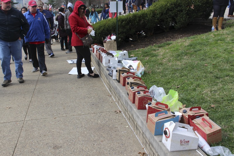 ["On February 22, 2018, thousands of West Virginia public school teachers and school service employees walked out of their classrooms in what would become a nine-day statewide strike. Teachers demands included a 5% raise and affordable healthcare coverage through the West Virginia Public Employees Insurance Agency or PEIA. These photos are part of a series of photos, videos, and interviews documenting the labor lore and expressive culture of the 2018 and 2019 West Virginia Teachers Strike.For more information on the 2018 and 2019 West Virginia Teachers Strike visit e-WV: https://www.wvencyclopedia.org/articles/2454"]%