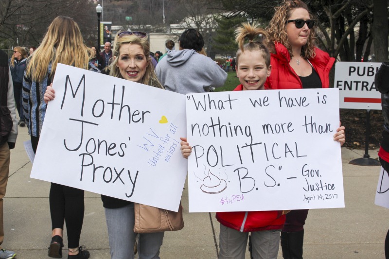 On February 22, 2018, thousands of West Virginia public school teachers and school service employees walked out of their classrooms in what would become a nine-day statewide strike. Teachers demands included a 5% raise and affordable healthcare coverage through the West Virginia Public Employees Insurance Agency or PEIA. These photos are part of a series of photos, videos, and interviews documenting the labor lore and expressive culture of the 2018 and 2019 West Virginia Teachers Strike.For more information on the 2018 and 2019 West Virginia Teachers Strike visit e-WV: https://www.wvencyclopedia.org/articles/2454