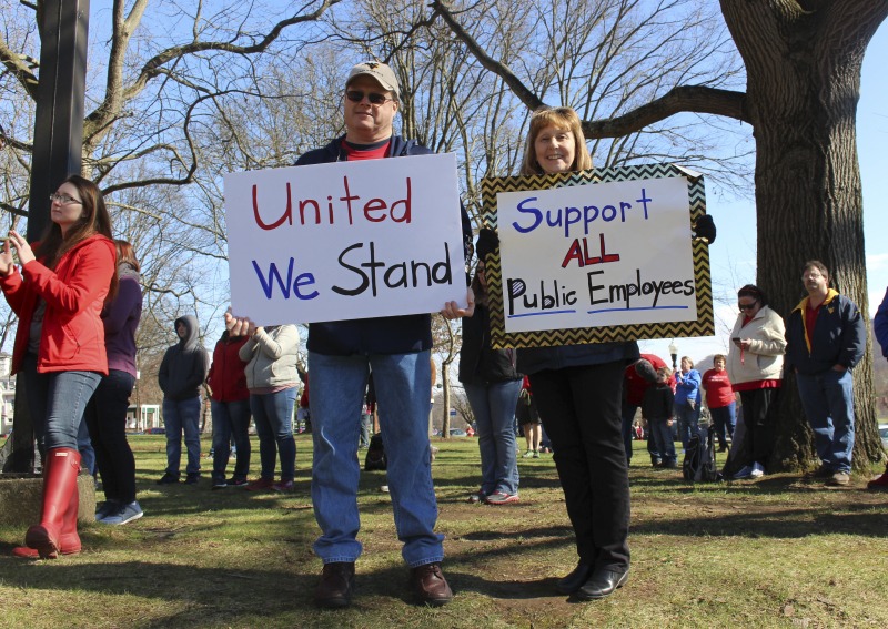 ["On February 22, 2018, thousands of West Virginia public school teachers and school service employees walked out of their classrooms in what would become a nine-day statewide strike. Teachers demands included a 5% raise and affordable healthcare coverage through the West Virginia Public Employees Insurance Agency or PEIA. These photos are part of a series of photos, videos, and interviews documenting the labor lore and expressive culture of the 2018 and 2019 West Virginia Teachers Strike.For more information on the 2018 and 2019 West Virginia Teachers Strike visit e-WV: https://www.wvencyclopedia.org/articles/2454"]%