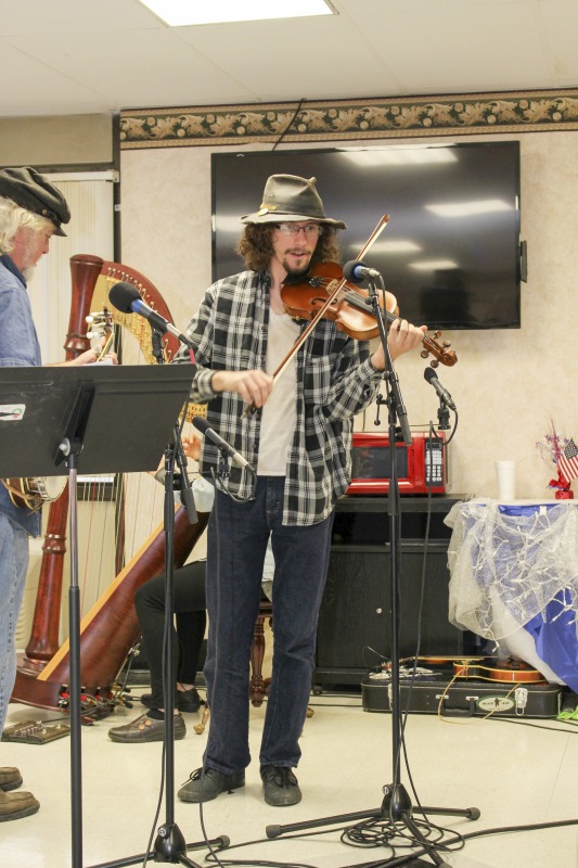 The Wallace Horn Friendly Neighbors Show is a live radio program, recorded in Logan County, and airing for over 50 years on WVOW, The Voice of the Coalfields. Wallace Horn founded the show and passed the creative directorship on to Elaine Purkey. This taping of the Friendly Neighbors Show, on November 18, 2017, was recorded at the Chapmanville Towers in Chapmanville, WV. Other taping locations include the Hot Cup coffee shop in Logan. Shows are taped twice a month.