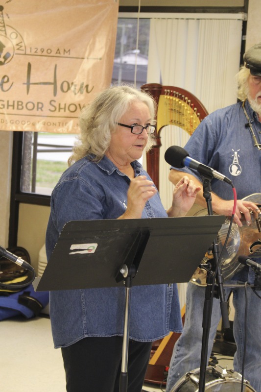 The Wallace Horn Friendly Neighbors Show is a live radio program, recorded in Logan County, and airing for over 50 years on WVOW, The Voice of the Coalfields. Wallace Horn founded the show and passed the creative directorship on to Elaine Purkey. This taping of the Friendly Neighbors Show, on November 18, 2017, was recorded at the Chapmanville Towers in Chapmanville, WV. Other taping locations include the Hot Cup coffee shop in Logan. Shows are taped twice a month.