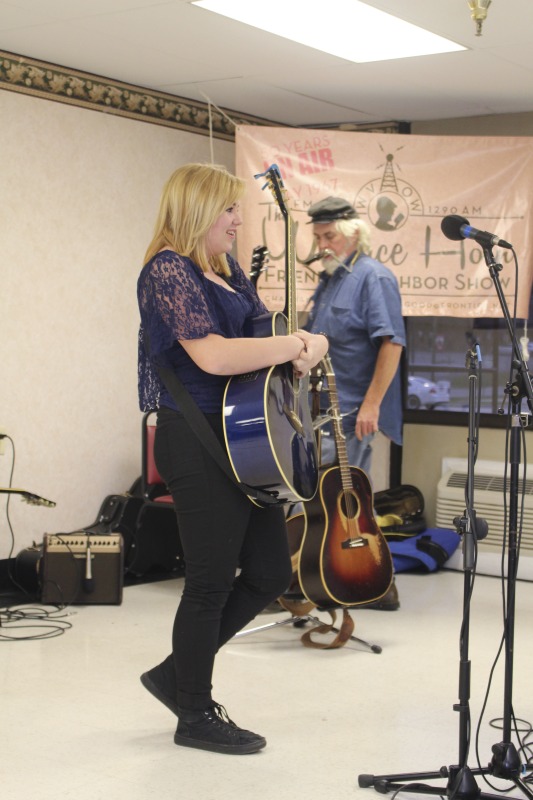 ["The Wallace Horn Friendly Neighbors Show is a live radio program, recorded in Logan County, and airing for over 50 years on WVOW, The Voice of the Coalfields. Wallace Horn founded the show and passed the creative directorship on to Elaine Purkey. This taping of the Friendly Neighbors Show, on November 18, 2017, was recorded at the Chapmanville Towers in Chapmanville, WV. Other taping locations include the Hot Cup coffee shop in Logan. Shows are taped twice a month."]%