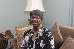 ["Delores Johnson is an African American quilter and retired Marshall University linguistics professor. She was born in Athens, Georgia, but was raised and has lived in West Virginia for over the past 60 years. She is one of the founders of the Saint Peter Claver Piecemakers quilting group in Huntington, WV."]