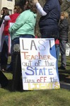 ["On February 22, 2018, thousands of West Virginia public school teachers and school service employees walked out of their classrooms in what would become a nine-day statewide strike. Teachers demands included a 5% raise and affordable healthcare coverage through the West Virginia Public Employees Insurance Agency or PEIA. These photos are part of a series of photos, videos, and interviews documenting the labor lore and expressive culture of the 2018 and 2019 West Virginia Teachers Strike.For more information on the 2018 and 2019 West Virginia Teachers Strike visit e-WV: https://www.wvencyclopedia.org/articles/2454"]